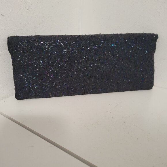 Vintage Navy Blue Sparkle Clutch - Picture 2 of 3